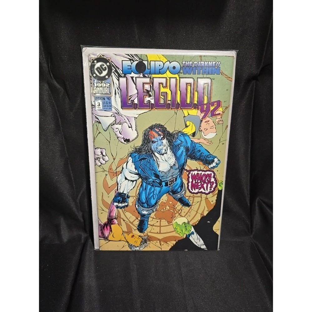 Sealed Legion '92 Annual #3‎ DC Comics Eclipso The Darkness Within Lobo 1992